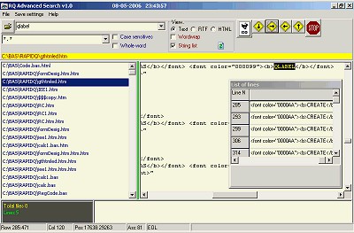 RQ Search and View 1.03 screenshot