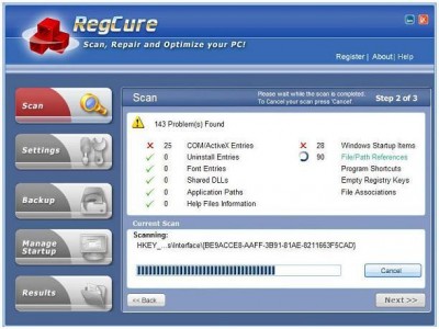 RRS FIX REGISTRY UTILITY 4.2.02130 screenshot
