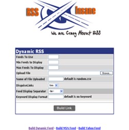 Rss Insane 1.0 screenshot