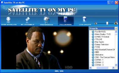 Satellite TV On My PC 2007 screenshot Satellite TV On My PC 2007 screenshot