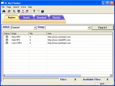 SC Free MP3 Seeker 2.0.0.3 screenshot SC Free MP3 Seeker 2.0.0.3 screenshot