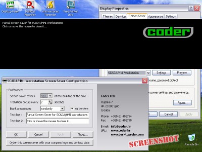SCADA/HMI Workstation Screen Saver 1.38 screenshot SCADA/HMI Workstation Screen Saver 1.38 screenshot