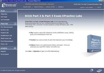 SCEA Part 2 & Part 3 Exam EPractize Labs 1.0 screenshot