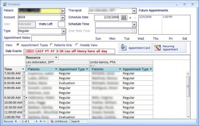 Schedule XP with Runtime 5.0 screenshot