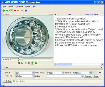SCI AVI WMV TO 3GP CONVERTER 3.1.02129 screenshot