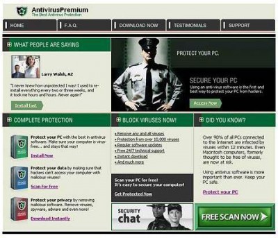 SCP AntiVirus Pro 2007.01091 screenshot