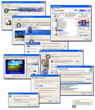 ScreenXP-Screensaver Maker 2.4 screenshot ScreenXP-Screensaver Maker 2.4 screenshot