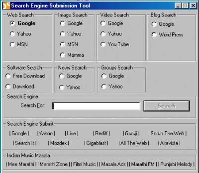 Search Engine Submission Tool 1.0 screenshot Search Engine Submission Tool 1.0 screenshot