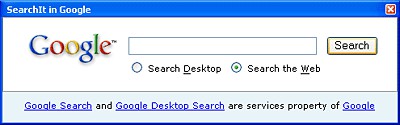 SearchIt in Google 1.5 screenshot