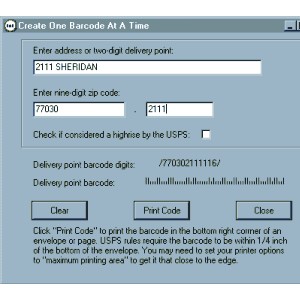 Secret Barcoder Ring Postal Barcoder (Mac) 2.1.6 screenshot