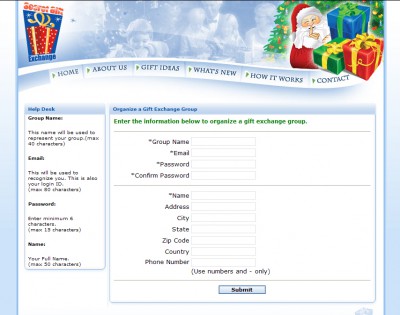 Secret Gift Exchange 1.5 screenshot