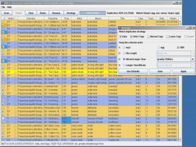 Seek and Destroy Music Duplicates 1.9.8 screenshot Seek and Destroy Music Duplicates 1.9.8 screenshot