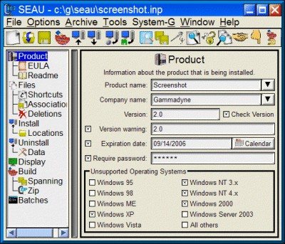 Self-Extracting Archive Utility 14.1 screenshot Self-Extracting Archive Utility 14.1 screenshot