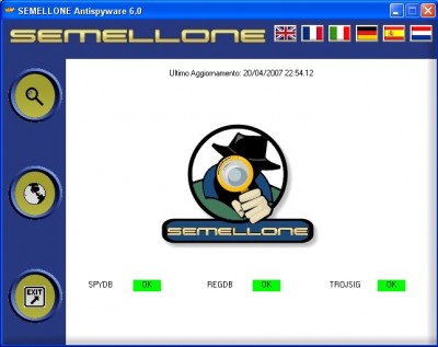 Semellone Antispyware 6.9 screenshot