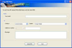 Send Free SMS Messages to Mobile Phones 1.01 screenshot Send Free SMS Messages to Mobile Phones 1.01 screenshot