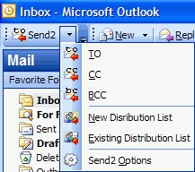 Send2 for Outlook 1.30.0552 screenshot