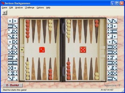 Serious Backgammon 1.22 screenshot Serious Backgammon 1.22 screenshot