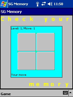 SG Memory for Pocket PC 1.0 screenshot SG Memory for Pocket PC 1.0 screenshot
