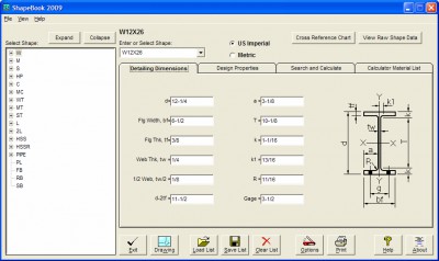ShapeBook with 2D3DSteel 3.10 screenshot