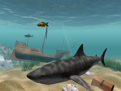 Shark Water World 3D Screensaver 1.5.3 screenshot Shark Water World 3D Screensaver 1.5.3 screenshot