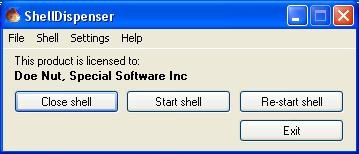 ShellDispenser 1.0 screenshot ShellDispenser 1.0 screenshot