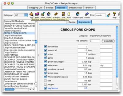 Shop'NCook Shopping List & Recipe Manager 3.4 screenshot Shop'NCook Shopping List & Recipe Manager 3.4 screenshot