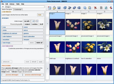SIMAGIS - Smart Imaging Spreadsheet 2.0 screenshot