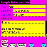 Simple Internet Fax for PPC 3.3 screenshot