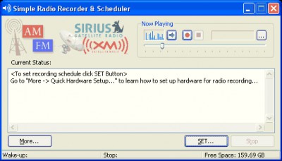 Simple Radio Recorder & Scheduler 1.0 beta screenshot Simple Radio Recorder & Scheduler 1.0 beta screenshot