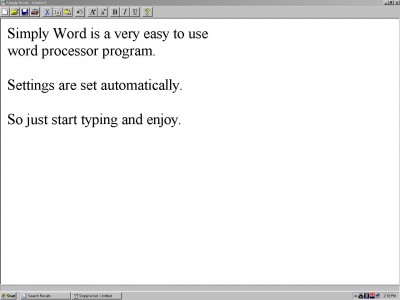 Simply Word 1.1 screenshot