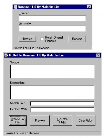 Single & Multi-File Renamer 1.0 screenshot