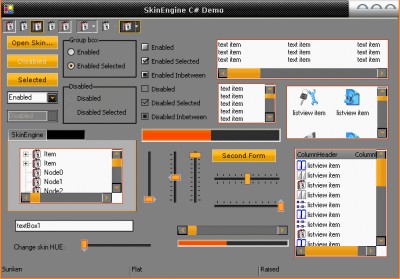 SkinEngine 1.10 screenshot SkinEngine 1.10 screenshot