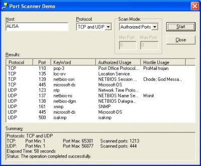 SkPortScan ActiveX Control 5.0.0.8 screenshot SkPortScan ActiveX Control 5.0.0.8 screenshot