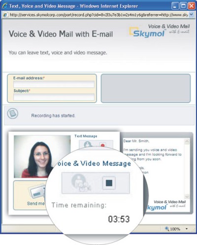 Downloading Skymol Voice Mail, Video Mail Software 1.0 will take ...