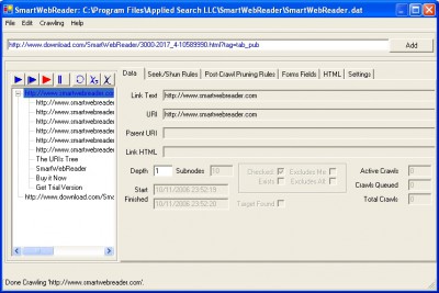 SmartWebReader 1.9.15.0 screenshot