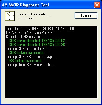 SMTP Diagnostic Tool 1.1 screenshot
