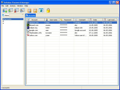 Softabar Password Manager 2.0.1 screenshot Softabar Password Manager 2.0.1 screenshot