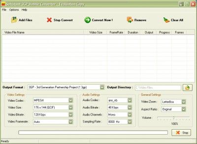 Softstunt 3GP Mobile Converter 2.0 screenshot