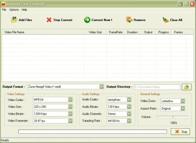 Softstunt Zune Converter 2.0 screenshot Softstunt Zune Converter 2.0 screenshot