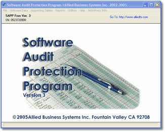 Software Audit Protection Program 3.0 screenshot Software Audit Protection Program 3.0 screenshot