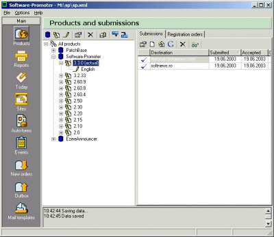 Software-Promoter 3.3.08 screenshot Software-Promoter 3.3.08 screenshot
