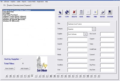 Software Tracker 3.0 screenshot