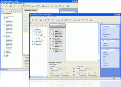 Sothink DHTML Menu Suite 5.2 screenshot Sothink DHTML Menu Suite 5.2 screenshot