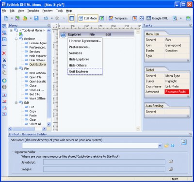 Sothink Web Design Suite 1.2 screenshot Sothink Web Design Suite 1.2 screenshot