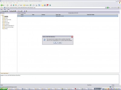 Source Safe Web Interface 1.6 screenshot Source Safe Web Interface 1.6 screenshot