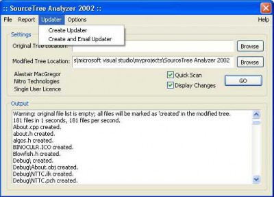 SourceTree Analyzer 2002 v2.0 screenshot SourceTree Analyzer 2002 v2.0 screenshot
