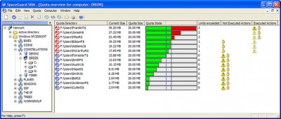 SpaceGuard SRM - Disk Quotas Manager 5.4 screenshot SpaceGuard SRM - Disk Quotas Manager 5.4 screenshot