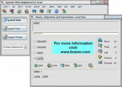 Spanish Whiz 7.0 screenshot