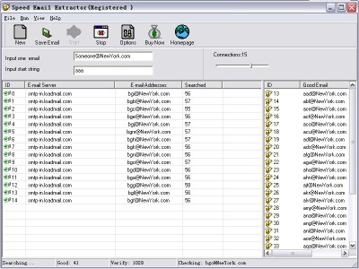 Speed Email Extractor 6.0 screenshot Speed Email Extractor 6.0 screenshot