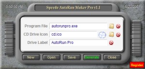 Speedo AutoRun Maker Pro 1.1 screenshot